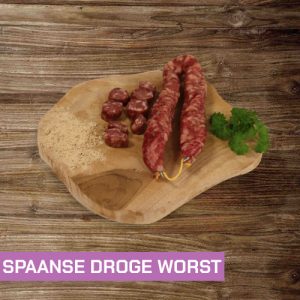 Spaanse droge worst