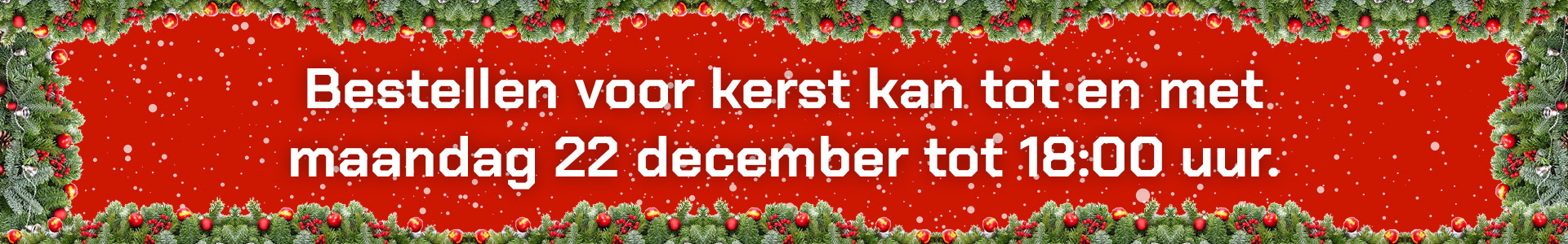 Slagerij Hofman - Banner kerstbestellingen 2025-2